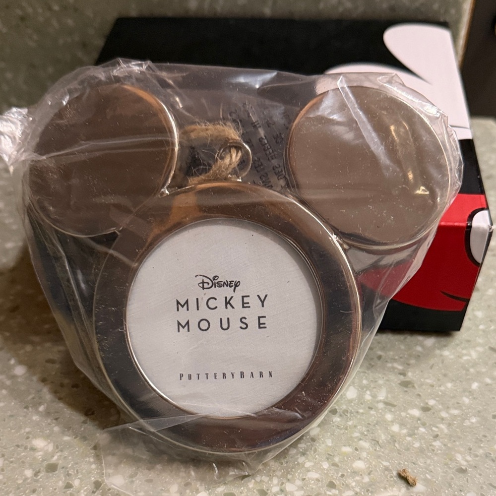 Pottery Barn Mickey Mouse Bronze Photo Frame